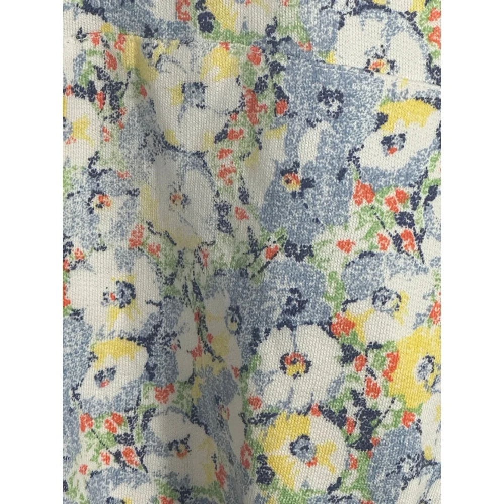 Women's Polo Ralph Lauren Floral Hoodie XL White Blue AOP - Picture 4 of 8